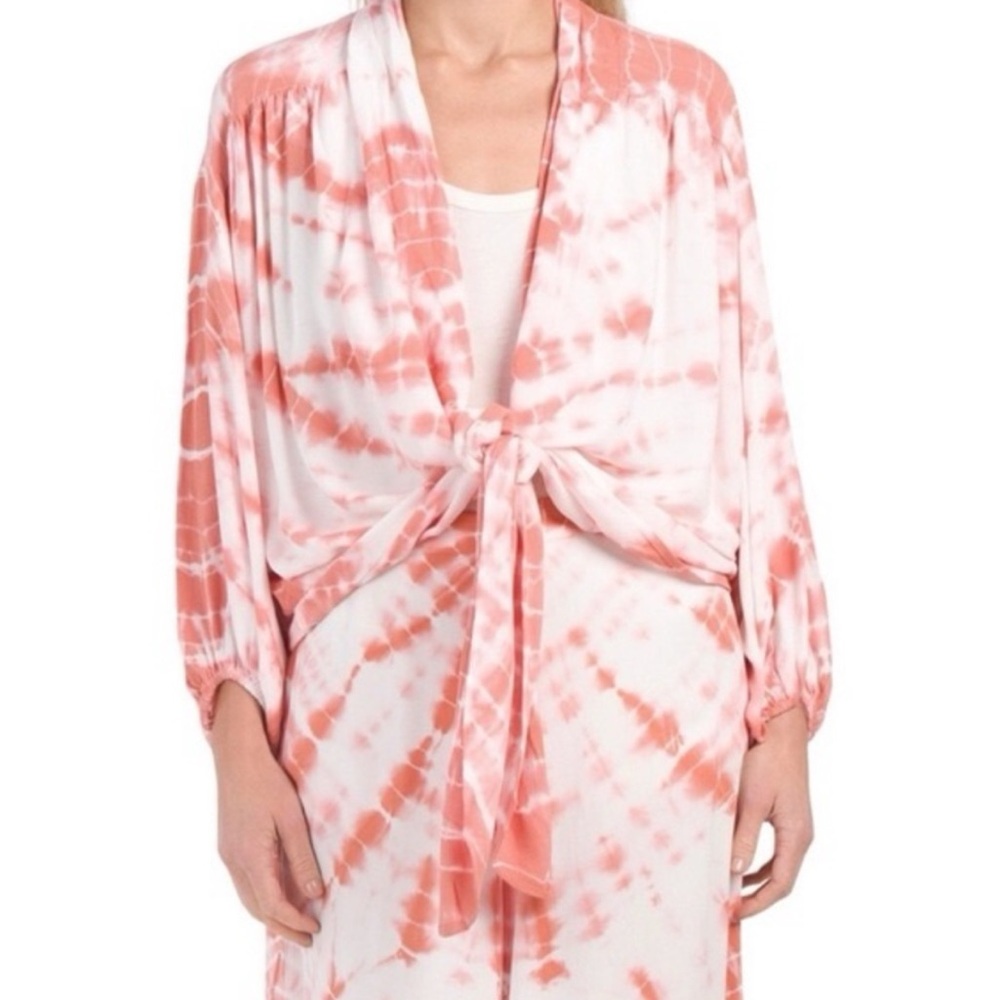 NWT • SET: Young Fabulous & Broke Tie-Dye Carmen Top & Pant • Medium